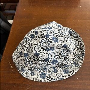 Disney Floral Blue and White Hat